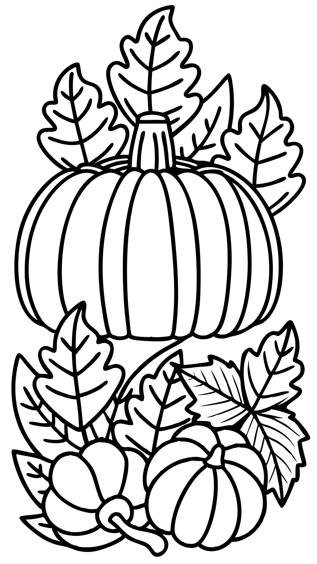 coloriages d’automne pleine grandeur imprimables